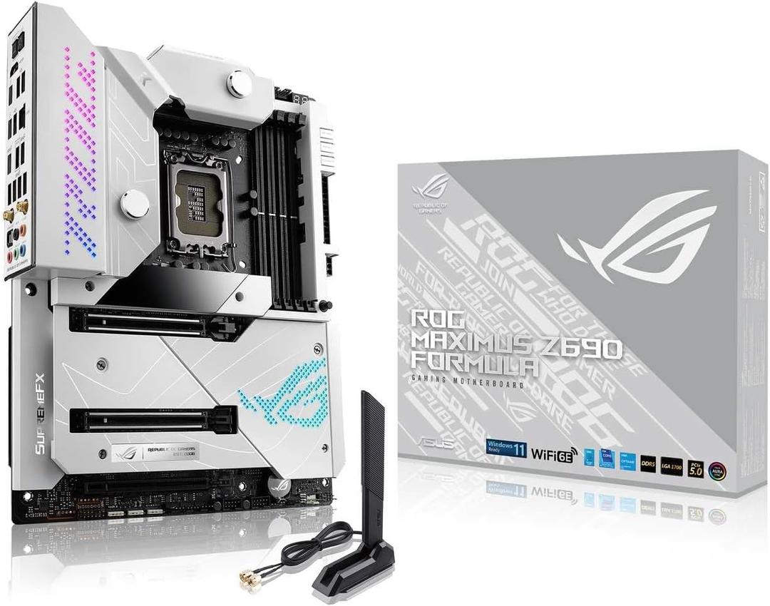 ASUS ROG Maximus Formula Intel Z690 LGA 1700 ATX DDR5-SDRAM Motherboard ASUS ROG Maximus Formula Intel Z690 LGA 1700 ATX DDR5-SDRAM Motherboard