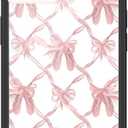 Wildflower Cases - On Pointe, Compatible with Apple iPhone 16 | Pink White Bows Girl Aesthetic Popular Ballet Cute Trendy - Protective Black Bumper, 4ft Drop Test Certified, Women Owned Small Business