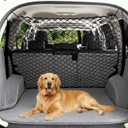 Dog Car Barrier Vehicle Pet Barrier Backseat Mesh Dog Car Divider Net with Adjusting Rope and Hook Suitable for SUV Pickup and Small Car (47in x 27in)