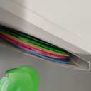 48ct Neon Hanging Swirl Decorations, 5-Color Paper Swirls Glow in Blacklight, Ceiling and Wall Decorations for Birthday, Festival, School Dance, and Glow-in-the-Dark Celebrations