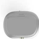 Ninestars DZT-80-24 Automatic Motion Sensor Trash Can with Adjustable Sensor Range, Stainless Steel Base, Silver Lid, 21 Gallon