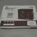 CUTEBEE Book Nook Kit - DIY Miniature House Coffee Shop Dollhouse Kit for Adults, Booknook Tiny House Bookshelf Decor 3D Wooden Puzzle, Gifts for Family, Friends (Corner Coffee Shop)