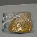 LABEAUT Blonde Princess Wig with Crown + Brooch + Ear Clip + Wig Cap,5 Peice Set of Golden Long Wavy Peach Cosplay Wig Costume for Halloween Party (Yellow Peach Child)