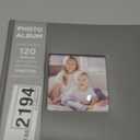 Malden International Designs 4x6 Horizontal 2 Up Memories Photo Album Gray Leatherette Book Bound Memo Writing Areas Hard Cover Front Photo Display Window