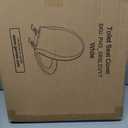 Round Toilet Seat Slow Close, Easy to Install & Clean, Soft Close Toilet Seat, Detachable Seat for Longtime Usage, White