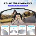 Sports Polarized Sunglasses, UV 400 Protection Sun Glasses Women, Mens Glasses for Cycling Biking Running