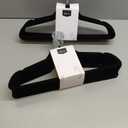 Basics Slim Velvet, Non-Slip Suit Clothes Hangers, Pack of 30, Black