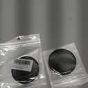 2PCS Sports Racing Car Cup Holder Coasters, 2.67 Inch Carbon Fiber Automotive Cup Holder Insert Coaster Pad, Non-Slip Shockproof Vehicle Interior Drink Cups Mat for RV, SUV, Truck(Black)