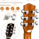 Vangoa 3/4 Acoustic Guitar Kit, 36 Inch Acustica Guitarra Dreadnought Bundle for Beginner Adult Youth Travel With Steel String Spruce Wood Gig Bag Tuner Pickguard, Right Hand