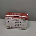 Homemate Electric Blanket Heated Throw - 50x60 Ultra Soft Cozy Flannel Heating Blanket with 10 Fast Heat Levels 8 Hours Auto Off Over-Heated Protection ETL Certification Keep Warm in Home Office (Red-Black)