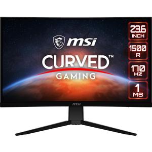 MSIG2422C, 24" Curved Gaming Monitor, 1920 x 1080 (FHD), VA, 1 ms, 170 Hz, FreeSync Premium, HDMI, DP Port, Tilt