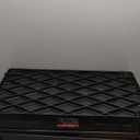 VEVOR Utility Service Cart, 2 Shelf 550LBS Heavy Duty Plastic Rolling Utility Cart, Medium Lipped Shelf, 360 Swivel Wheels, Ergonomic Storage Handle for Warehouse Garage, Black