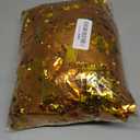 DIYDEC 33ft Thanksgiving Fall Tinsel Garlands, Golden Copper Maple Leaf Glittering Hanging Metallic Tinsel Garland for Thanksgiving Party Decoration