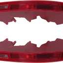 ApplianPar Left and Right Side Taillamp Rear Lower Bumper Tail Light Reverse Stop Fog Lamp Housing Lens for Audi Q7 2006-2015