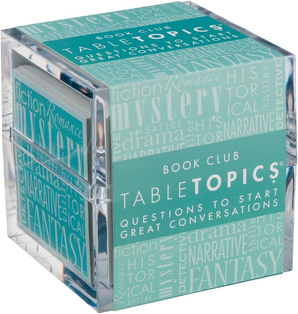TableTopics Book Club Questions - 135 Conversation Starter Cards for Book Lovers, Reading Enthusiasts, Teachers, & Students, Inspiring Discussion Questions