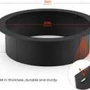 Stanbroil 30" Fire Pit Ring Insert for Wood Burning Fire Pit | 36" Outer Diameter, Heavy Duty Steel Liner, 2mm Thickness, Fits Above-Ground & In-Ground Fire Pits