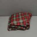 Frienda 2 Pcs Christmas Checkered Tablecloth Red Green Buffalo Plaid Table Cover Polyester Holiday Tablecloth Rectangle Table Cloth for Christmas Dining Kitchen Party Picnic Supplies(60 x 108 Inch)