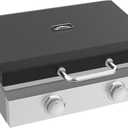 Hard Cover Hood for Blackstone 22" Table Top Griddle 1666 1813 1833 1842 2144 1891 2203 2304 2271 1935 2350 5011Hinged Lid with Temperature Gauge for Pit Boss Camp Chef 22" Flat Top Griddle Grill
