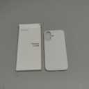 ORNARTO Compatible with iPhone 16 Case 6.1", Slim Liquid Silicone 3 Layers Full Covered Soft Gel Rubber Shockproof Phone Case, Protective Cover with Anti-Scratch Microfiber Lining-White