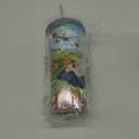 Silver Buffalo Pokemon Snorlax, Pikachu, Eevee, Charmander, Rowlet, Ribombee, Torchic, Hoppip, Pachirisu, Squirtle, Bulbasaur, Scorbunny, Petilil Plastic Tall Cold Cup with Lid And Straw, 20 Ounces