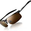 SUNGAIT Men's Polarized Sunglasses for Driving Fishing Golf Metal Frame UV400