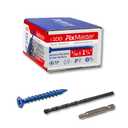 3/16 x 1-3/4" Countersunk Phillips Flat Head Blue Concrete Screw Anchors (100 pcs Screw Kit) with one Screwdriver and Drill Bit for Concrete, Masonry, Block, Brick and Wood Fastening