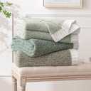 MIULEE Sage Green Super Soft Throw Blanket for Couch, Cozy Fluffy Warm Throws Knit Blankets for Sofa, Bed, Chair, Living Room, Camping, Picnic, Spring Home Decor,50 x 60 inch