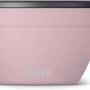 Swell Stainless Steel 64oz Salad Bowl Kit, Pink Topaz Color, Comes with 2oz Mini Canister and Removable Tray for Organization, Leakproof and Dishwasher Safe
