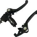 QINGBY Brake Lever Handle Folding Clutch Black 7/8" Handlebar for TaoTao Apollo 110cc 125cc 140cc SSR110 SSR125 DBX18 DBX15 DBX19 RFZ 150cc Thumpstar Xmotos Kawasaki klx Pit Dirt Bike Motorcycle