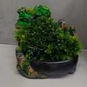 indoor stone fountain aquarium green plant indoor water fountain polyresin water fountain table decoration for home office