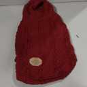 Rdc Pet Clothes Dog & Cat Woolen Sweater with Cap - Winter Warm Turtleneck Fleece Coat (XL, Classic-Red)