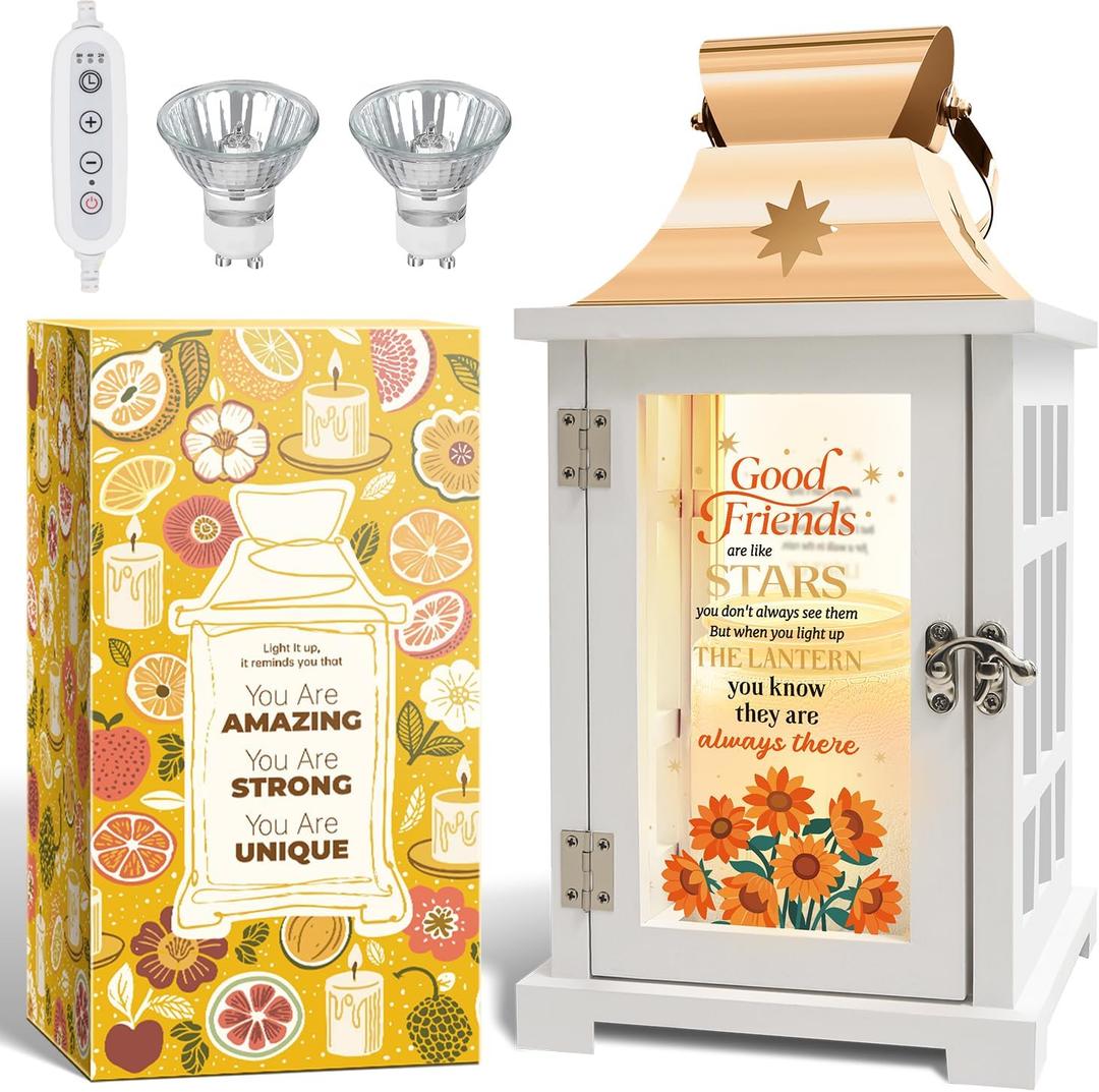 Best Friend Birthday Gifts for Women - Candle Warmer Lamp with Timer Dimmer,Birthday Gifts for Women Mom Sister,House Warming Gifts,Wax Warmer for Scented Wax Jar Candles