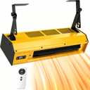 4000W Electric Garage Heater, 240V Graphene Heat, Hardwired, Yellow
