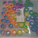 KLT Fidget Toys Bulk for Kids: 50 Pack Texture Spinner Rings - Bulk Fidgets for Students Classroom Prizes - Quiet Sensory for Autism Stress Relief - Goodie Bags Stuffers for Party Favors