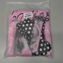 VLUV Pink Halloween Costumes Set, Women's Halloween Retro Satin Jacket Set with Scarf Headbands Glasses Accessories (Pink, XXL)