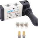 Hand Lever Valve AirTAC 4HA210-08 1/4"PT 5/2 Way Spring Return Manual Control Direct Acting Type Pneumatic Air