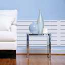 Freestyle 2'x4' Boardwalk Decorative Screen, White