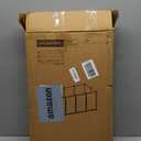 SONGMICS Pet Playpen with Floor, Small Animal Pen, Pet Fence Indoor, DIY Plastic Enclosure for Hamsters, Hedgehogs, 57.1 x 28.3 x 22.4 Inches, White ULPC007W01