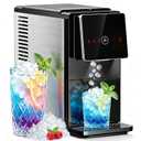 Antarctic Star Nugget Ice Maker Countertop with Self-Dispensing, 33lbs/24H