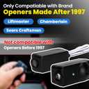 Upgrade 41A5034 Garage Door Safety Sensor Replacement for Chamberlain LiftMaster Craftsman Openers Made After 1997, Replace G801CB-P, 801CB, 2610459, 0410136, No Bracket