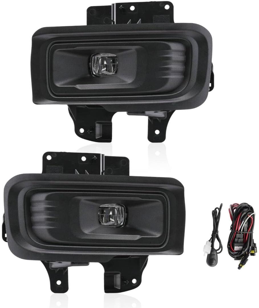 LED Fog Lights with Turn Signal & DRL for Ford F-150 20242025 | Plug & Play for Lariat / King Ranch / Platinum, Adapter Required for XLT / STX / Tremor, Replaces # RL3Z15201A RL3Z15200A