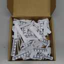 CroBlissful 50 Pcs Self Leveling Pins 2.36 Inches (60 Mm) Level Stick Pegs for Tile Stone​ Ceramic and Floor Concrete Tools