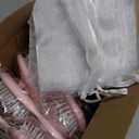 Meanplan 12 Sets Princess Party Favors Small Crown Pink Hair Brush Mini Compact Travel Hairbrush Thank You Cards for Girls Princess Birthday Party Decoration Gifts