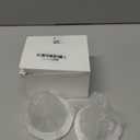 2 Pack 19mm Oval Flanges with Soft Flexible Rim and 105° Wide Angle, Breast Pump Shields Flanges for Medela Pump in Style, Symphony, Freestyle, Sonata, Maxflow and Lansinoh Signature Pro Breast Pumps