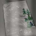 UTELKA Green Christmas Tree Bathroom Towels, Winter Xmas Kitchen Hand Towel Set of 2, Winter Festive Holiday Tea Dish Towels for Farmhouse Green Christmas Decor for Mom Women 16x24