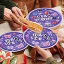 169Pcs Purple Music Birthday Decorations Pop Star Party Decorations Purple Birthday Plates Napkins Cups Banner Cutlery, Purple Party Supplies, Serves 24