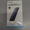 ORICO M.2 NVMe SATA SSD Enclosure Adapter Tool-Free, USB C 3.2 Gen 2 10Gbps NVMe, 5Gbps NGFF SATA PCIe M-Key(B+M Key) 2230/2242/2260/2280, Aluminum External M2 Reader Support UASP Trim- PWDM2-BK