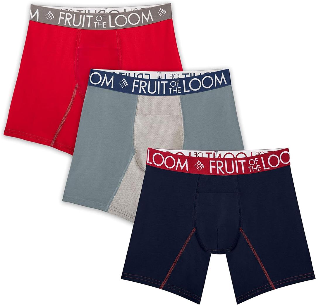 Fruit of the Loom Men's Breathable Underwear With Tri-cool Technology (M)