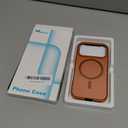 Metal Magnetic Case for iPhone 17 Pro [Compatible with MagSafe] Slim Aluminum Bumper with Anti-Scratch Lining, Original Metal Texture Military-Grade Shockproof Cover (Orange, for iPhone17 Pro)