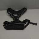 rabbitgoo Dog Harness No Pull with 2 Leash Clips, Adjustable Soft Padded, Reflective Oxford No Choke Pet Vest with Easy Control Handle for Large Dogs, Black, XL